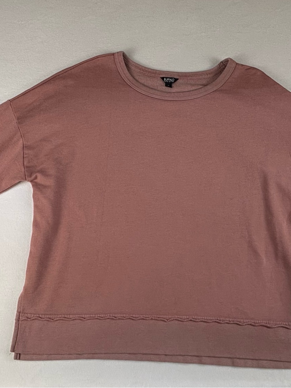 Buffalo David Bitton Dusty Rose Crewneck Long Sleeve Top